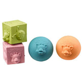 Sophie la Girafe - Sophie La Giraffe So'Pure Gift Box with Balls and Blocks - Mari Kali Stores Cyprus